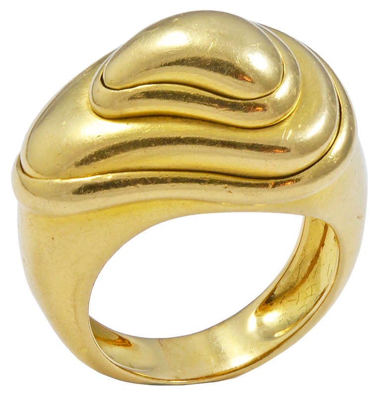 Strata-Ring aus 18 Karat Gold von FRED of Paris im Zustand „Gut“ im Angebot in London, GB