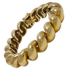 A Sensuous and Tactile Gold Rope Bracelet