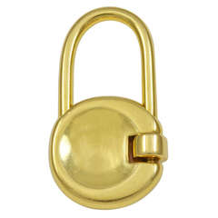 An 18kt Gold Key Holder or Pendant by Bvlgari