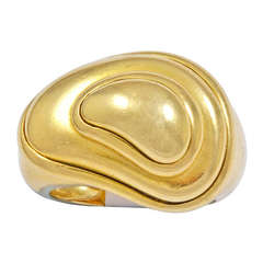 An 18kt Gold Strata Ring by FRED of Paris