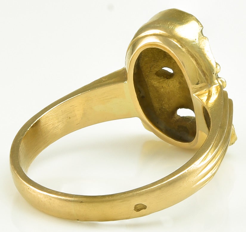 A 19th century French Gold Ring In Good Condition In London, GB