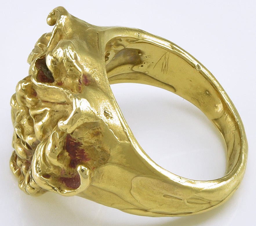 Classical Roman A powerful version of the Mouth of Truth as a Ring