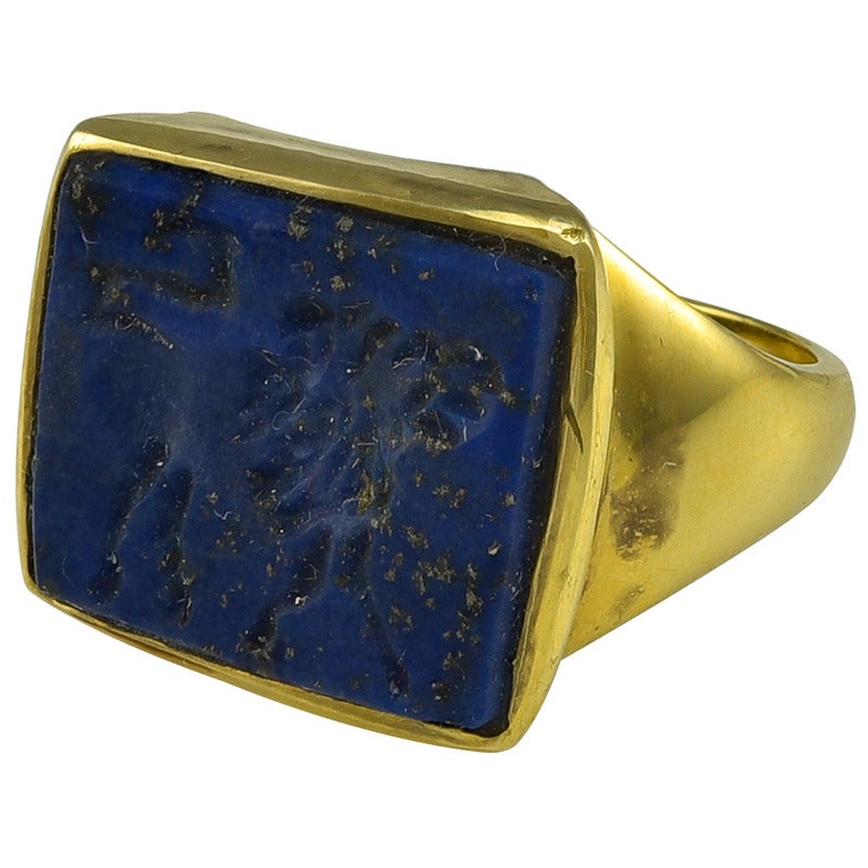 I have recently purchased two Lapis Lazuli Rings from an elderly man who found the stones in Afghanistan in the early 1960's when he went there in a hippy flower power convoy of old buses. On his return he made them himself into Gold Rings and never