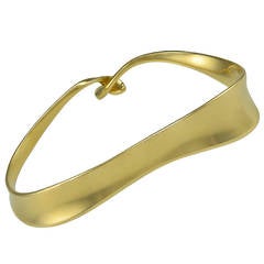 Georg Jensen by Torun Gold Bangle Bracelet