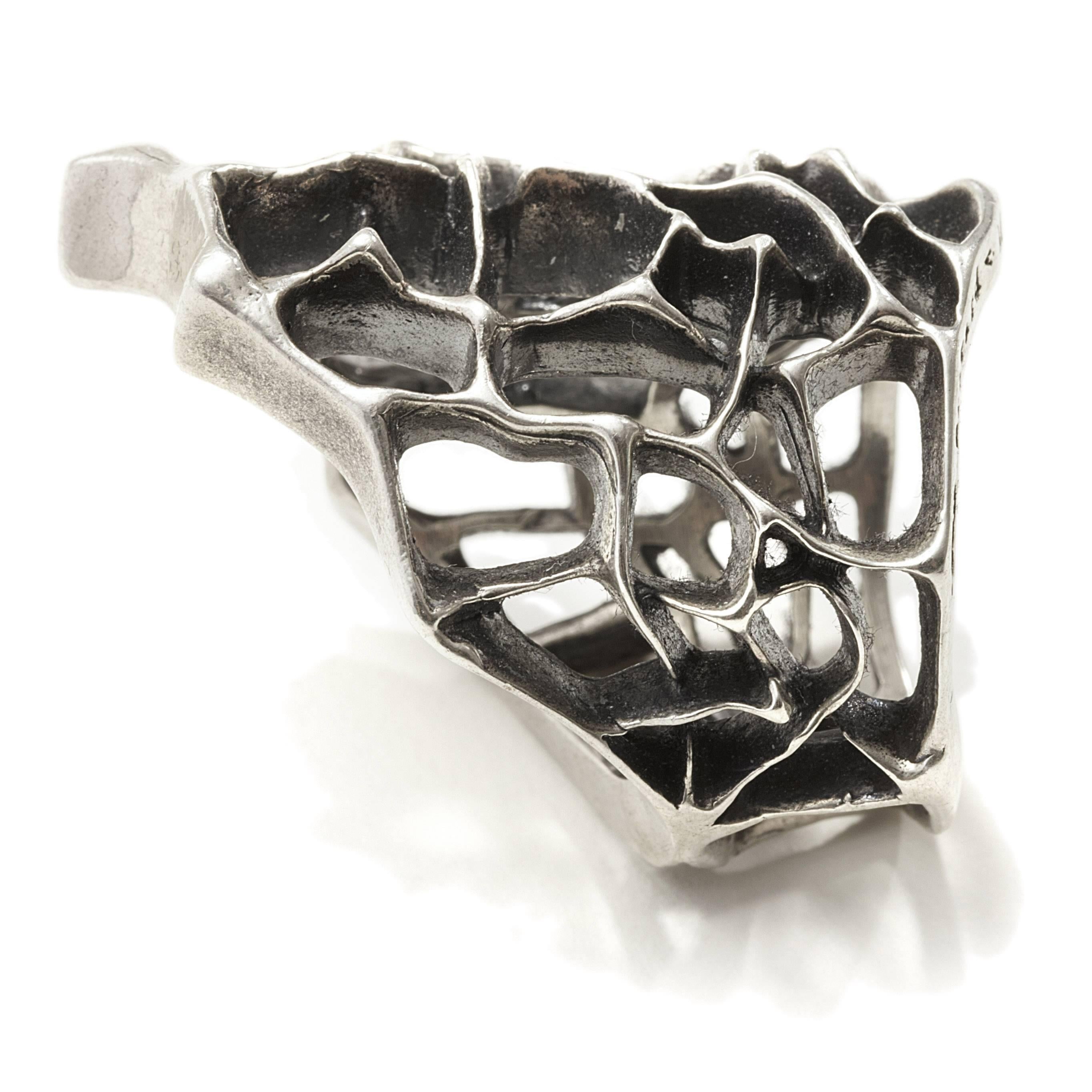 silver thorn ring