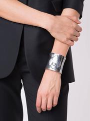 Birth Silver Cuff Bracelet