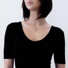 Collana Web in oro 18 carati e diamanti di John Brevards