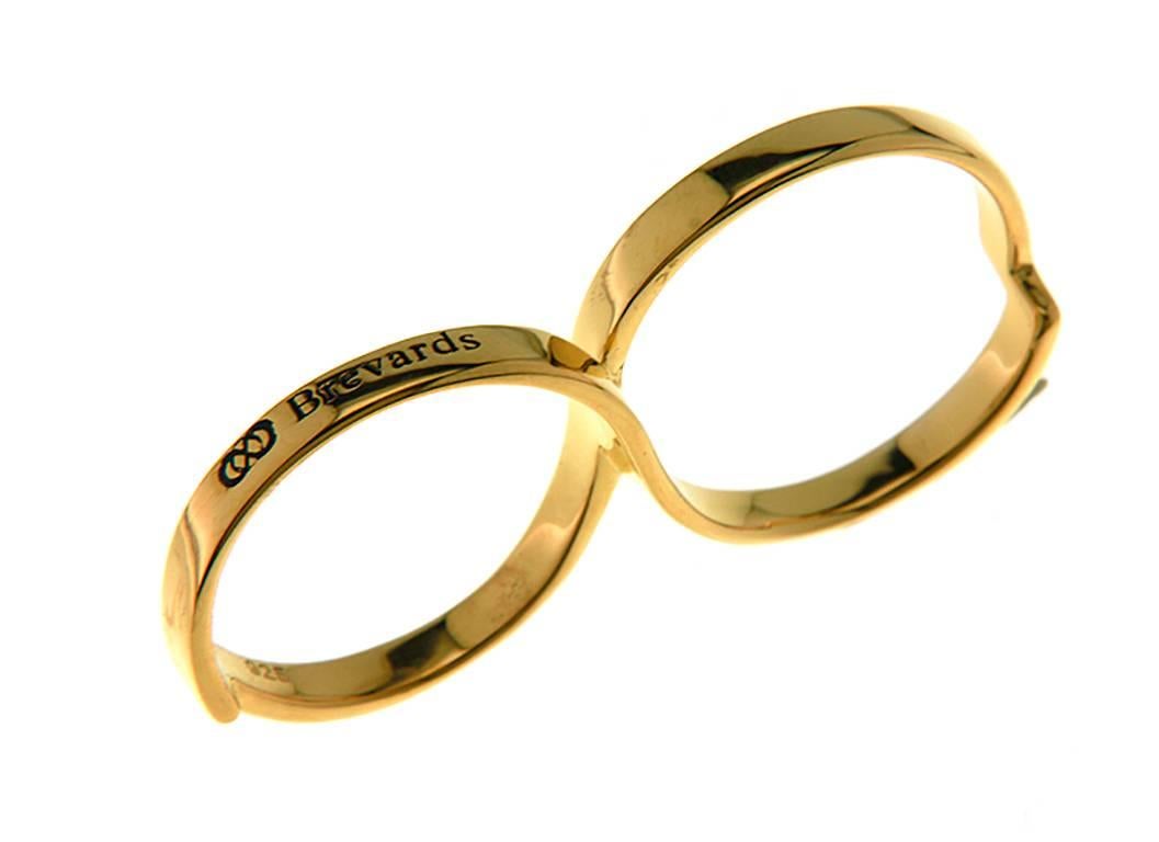 Fabri Infinity Single Loop Gold Ring In New Condition For Sale In Coral Gables, FL