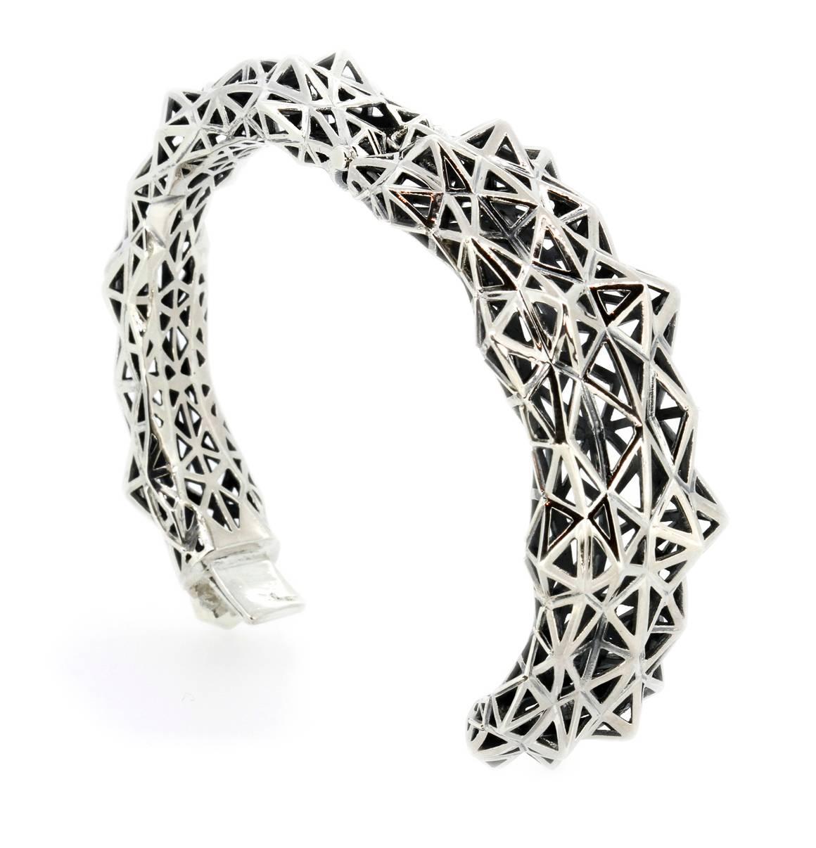 Bracciale in argento sterling con stelline In condizioni Nuovo in vendita a Coral Gables, FL