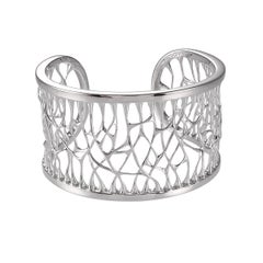 Sterling Silver Web Cuff