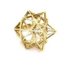 Bague Framework étoile en or et diamants