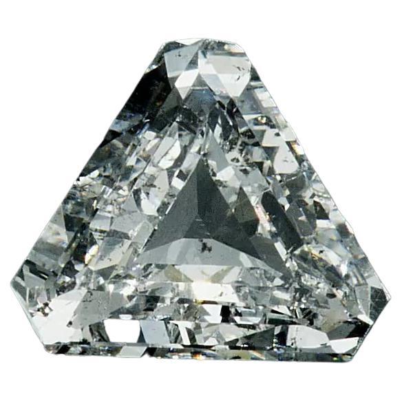 Certified Diamond, Hexagon Cut, F SI2 For Sale