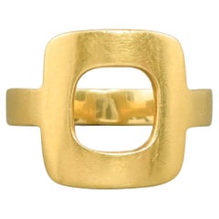 Cartier Dinh Van 18K Goldring - Auffallendes modernistisches Design, ca. 1960er Jahre