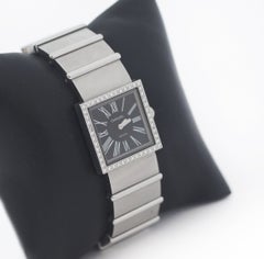 Retro Chanel Mademoiselle Diamond Bezel Watch