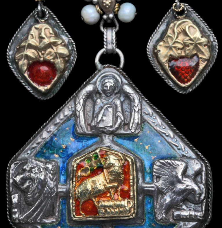 Women's Rare Arts and Crafts John Haughton Maurice Bonnor The Holy Trinity Necklace