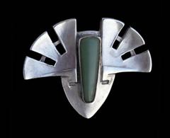 Patriz Huber Theodor Fahrner Jugendstil Brooch