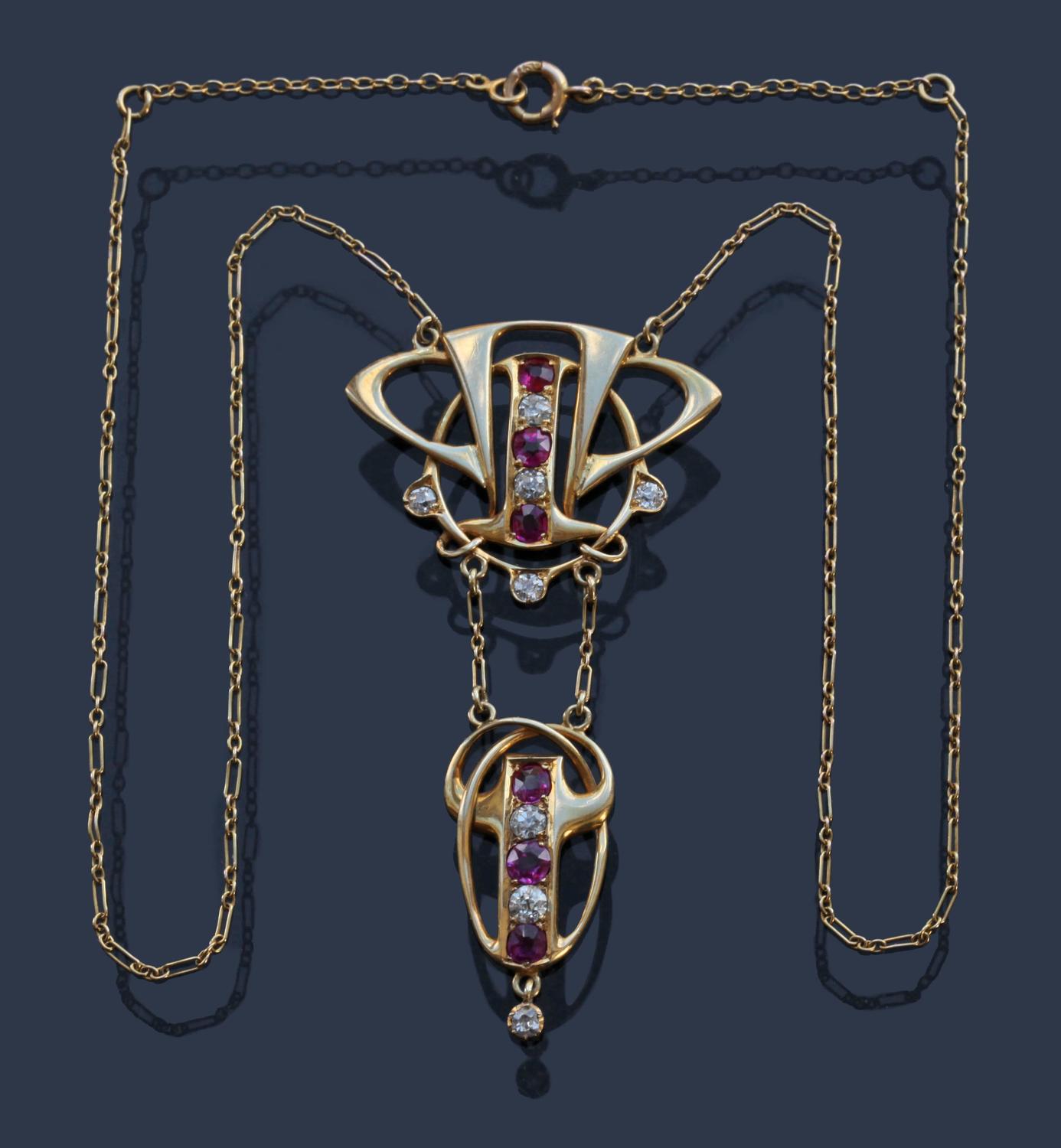 Archibald Knox Rare Liberty and Co. Necklace For Sale at 1stdibs