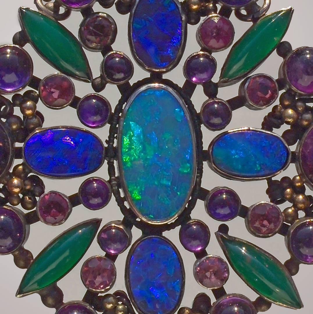 Attributed to Dorrie Nossiter Arts and Crafts Pendant 1
