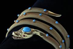 MOGUL STYLE Coiled Snake Bracelet