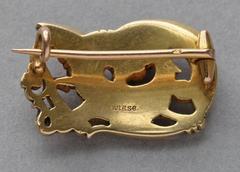 Wièse Gothic Revival Dragon Brooch