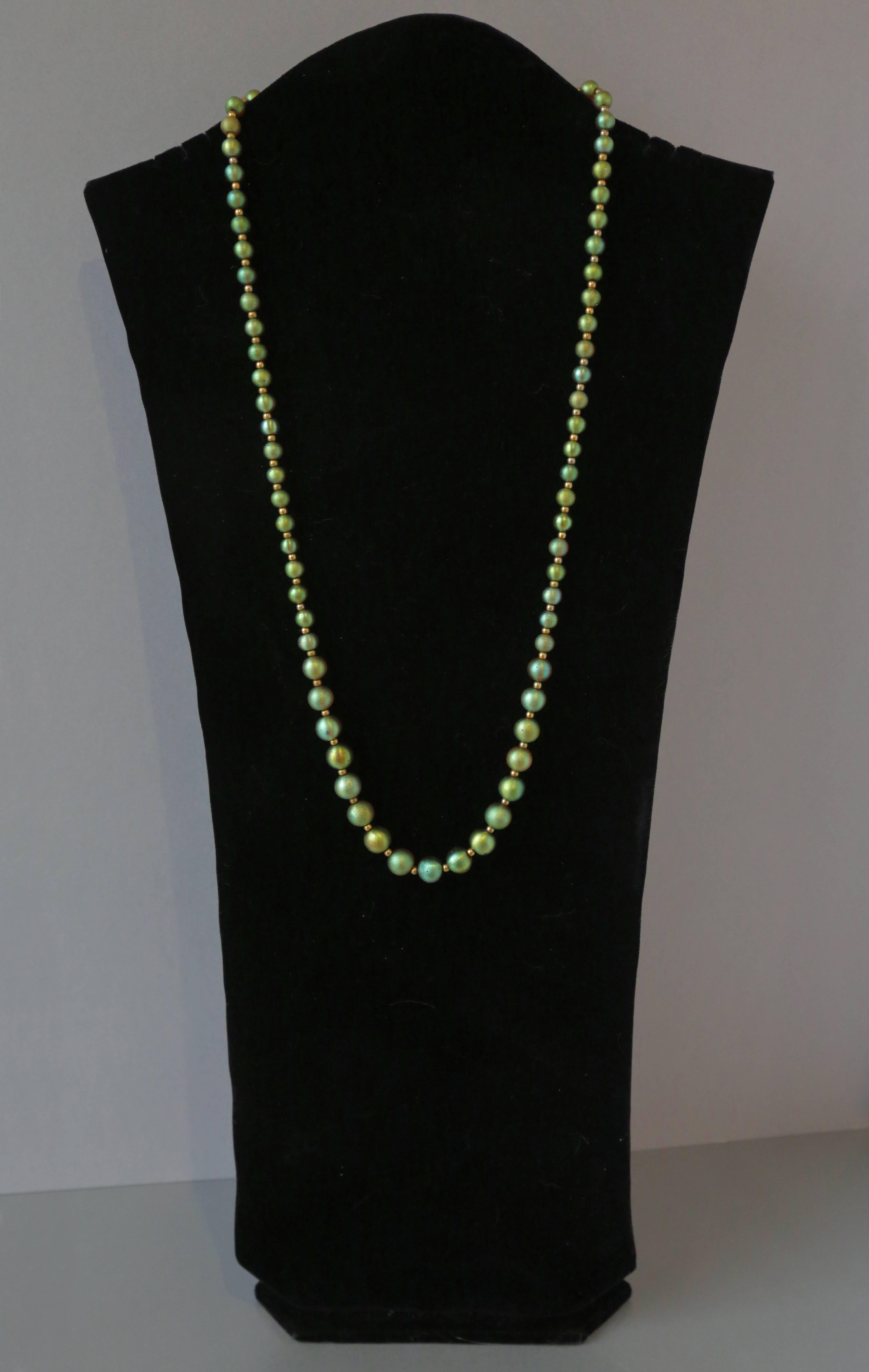 glass bead necklaces