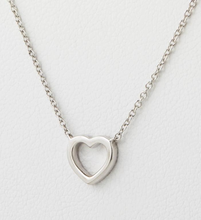 Tiffany and Co. Diamond Gold Necklace For Sale at 1stdibs