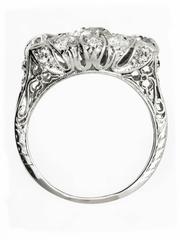 Edwardian Diamond Platinum Ring