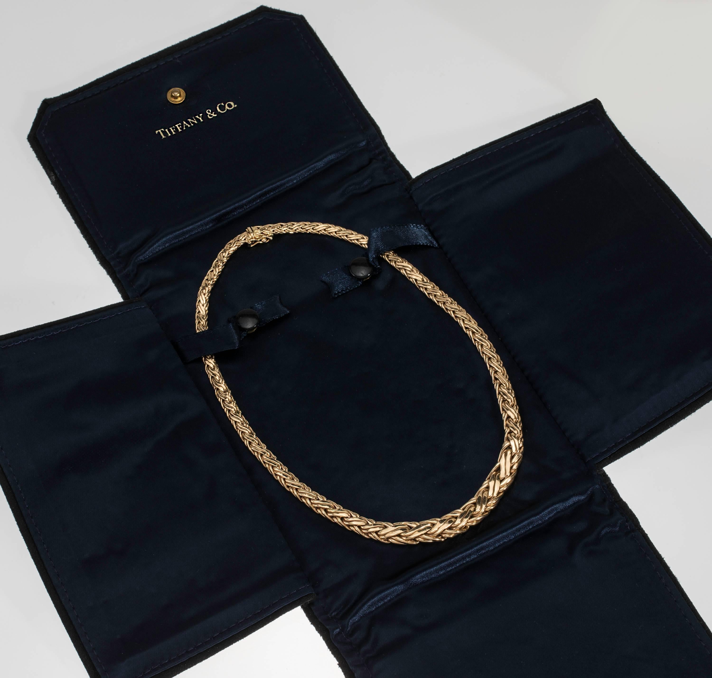 Tiffany & Co. Woven Gold Necklace 4