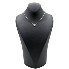 Collana con diamanti in oro bianco 18K_124752