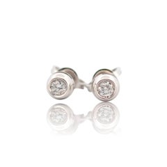 Orecchini in oro bianco 18K con diamanti naturali_122965