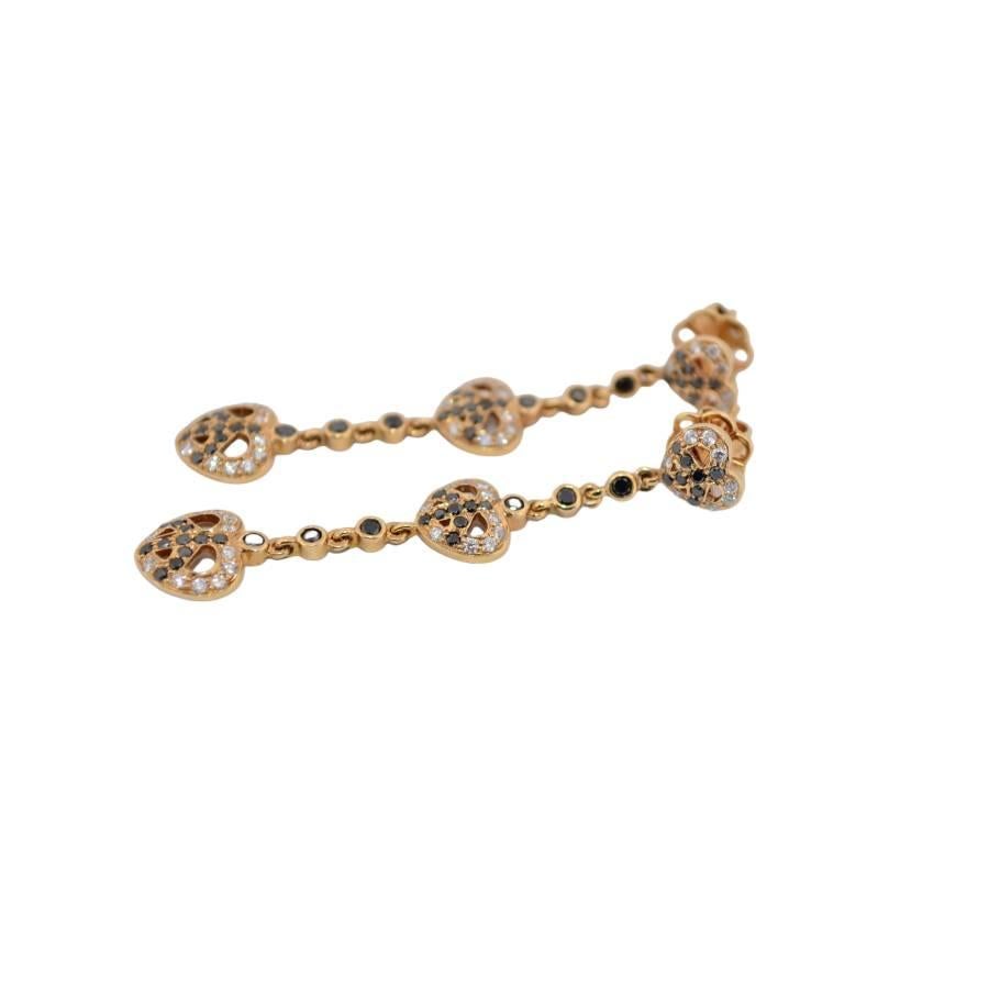 Orecchini in oro giallo 14K con diamanti naturali_107461 In condizioni ottime in vendita a București, București