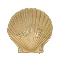 Cartier Gold Scallop Shell Pin