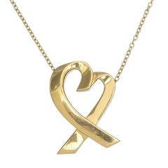 Tiffany & Co. Paloma Picasso Large Loving Heart Gold Pendant Necklace