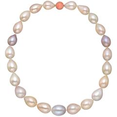 Multicolored Baroque Pearl Necklace