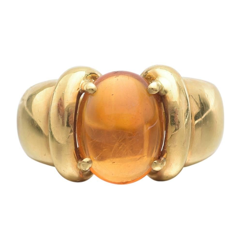 Citrine Gold Dress Ring