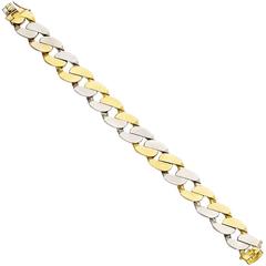 Bulgari ​Yellow Gold Wide Curblink Bracelet
