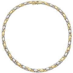 Cartier Yellow and White Gold Collar Necklace 7