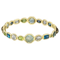 Ippolita Yellow Gold Gem-Set "Rock Candy" Bangle 8