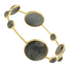 Ippolita Hematite Rutilated Quartz Lollipop Bangle