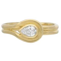 Kwiat diamond Gold Double Band Ring