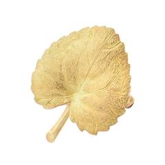 Small Tiffany & Co. Gold Aspen Leaf Pin