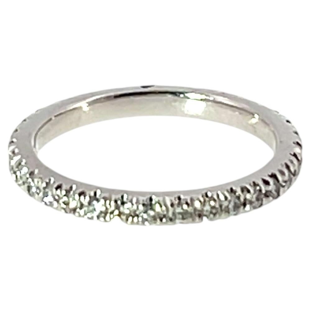 18ct White Gold Full Eternity Diamond Ring, Set With 0.50ct Natural Diamonds