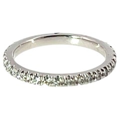 18ct White Gold Full Eternity Diamond Ring, Set With 0.50ct Natural Diamonds