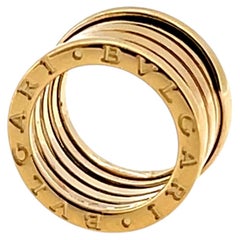 Bvlgari B. Zero 1 Ring 5 Bands, Set In 18ct Yellow Gold, Size 49