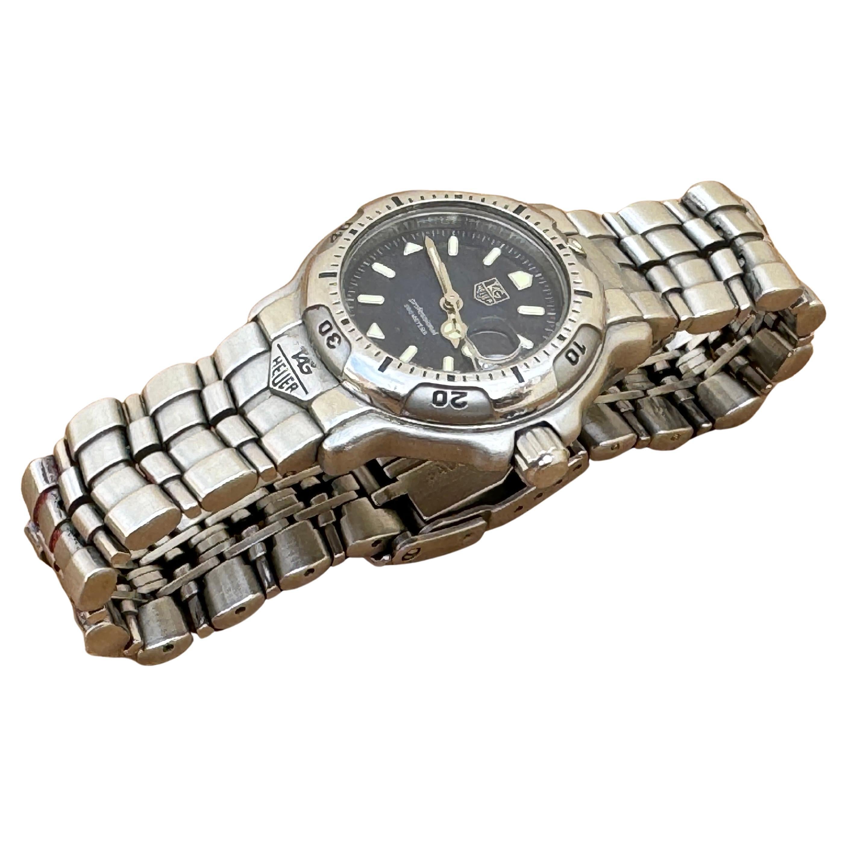 Reloj TAG Heuer 6000 Professional 6000 Wh1315-K1 Mujer Azul Marino 28mm Cuarzo Redondo D