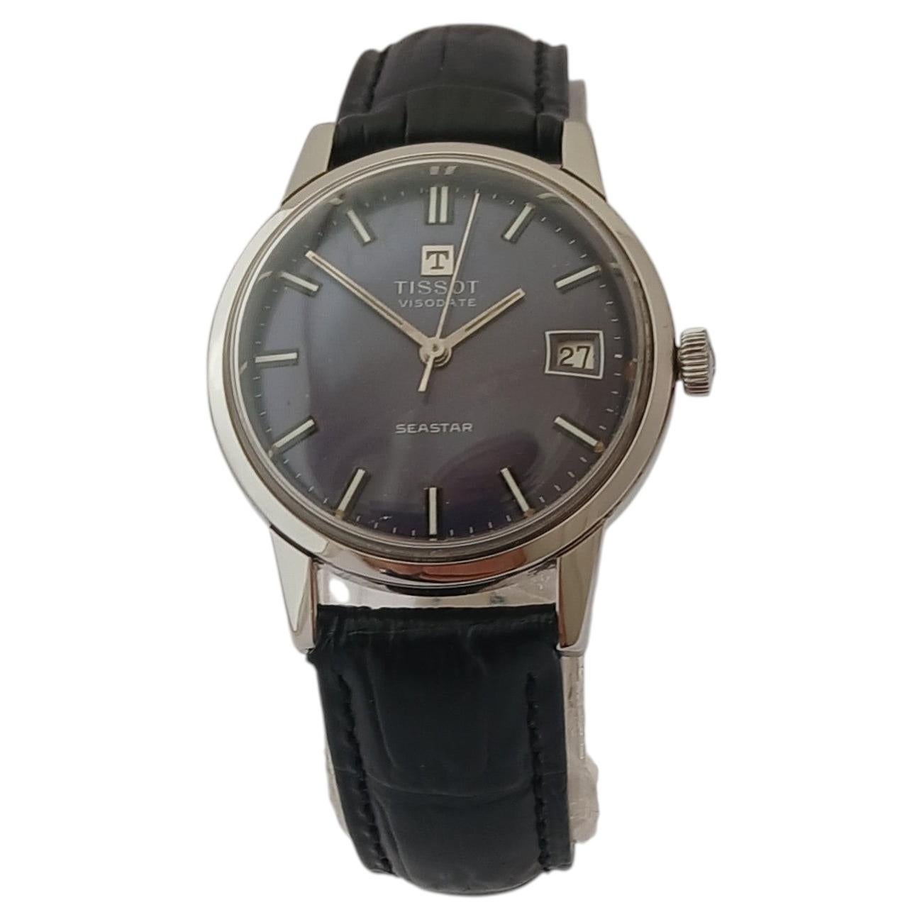 Tissot Visodate SeaStar Manual Wind Rare Dark Purple Dial Men's Watch
