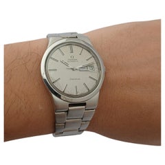 Montre pour homme Omega Genève Date Day Automatic en acier inoxydable, réf. 1660174