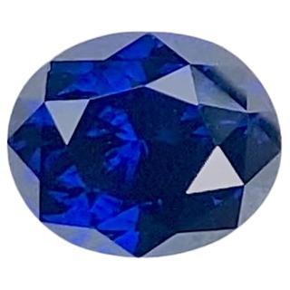 Certified 2.70 ct Natural Royal Blue Sapphire Ceylon Origin Ring gemstone For Sale