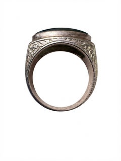 Edwardian Gent Three Stone 1.10 Ct Old Mine Diamond Rose Gold Ring