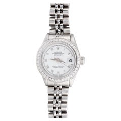 Rolex Oyster Perpetual Datejust 26mm in Stainless Steel with Diamond Bezel